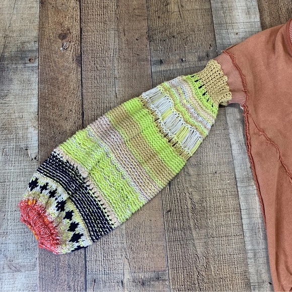 Free People Reminiscent Sweater In Terracotta Pullover Knit Crochet Boho
Size S - Picture 12 of 14